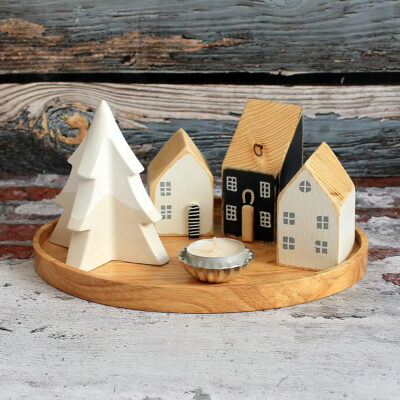 Houses with a candle #1