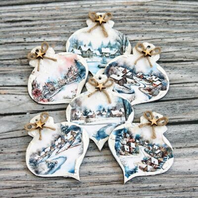 Christmas flasks - set of 6 pcs