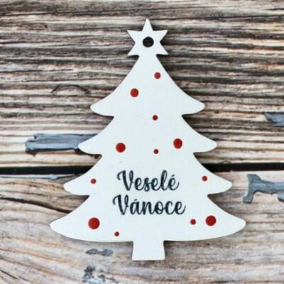 Stromeček "Veselé Vánoce"