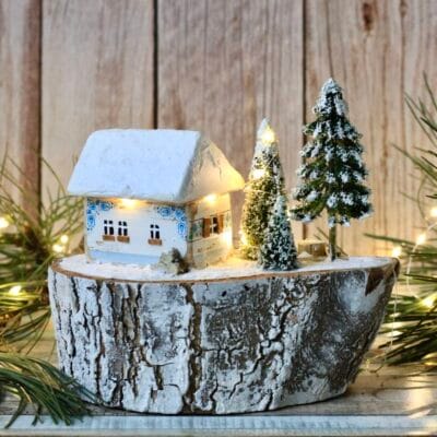 Venkovský  dřevěný domeček