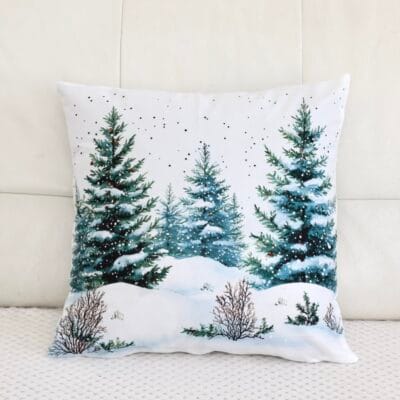 Povlak na polštár zimní motivy 1