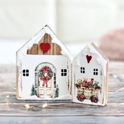 Zimní domečky 2 kusy