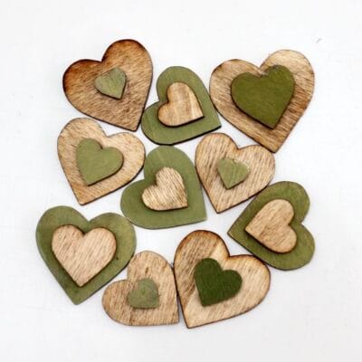 Mix srdíčka 10 kusů