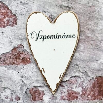 Srdce " vzpomínáme "