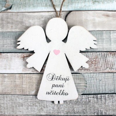 Anděl - motiv "Děkuji paní učitelko"