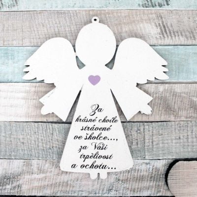 Anděl - motiv "Za krásné chvíle ve školce"