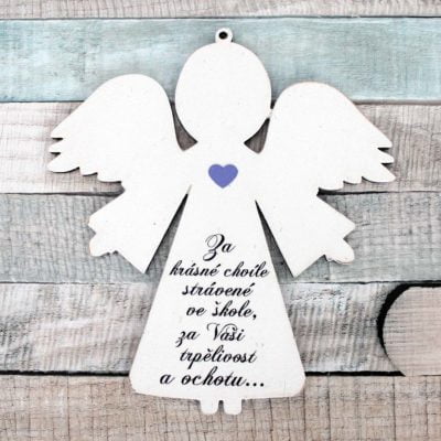 Anděl - motiv "Za krásné chvíle ve škole"