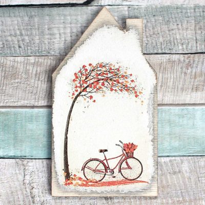 Domeček překližka #4 - podzim